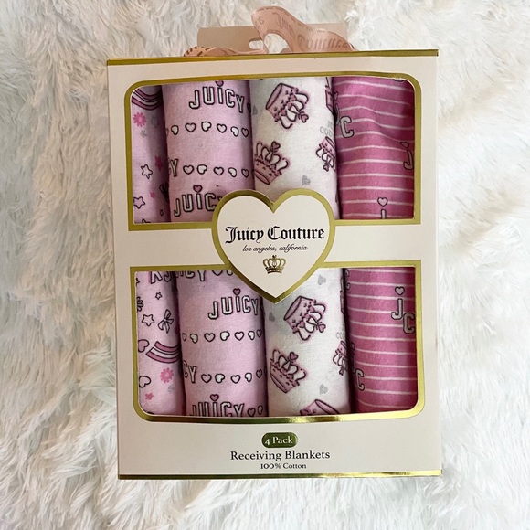 Juicy Couture Other - Juicy Couture Receiving Blanket Baby Swaddle Gift